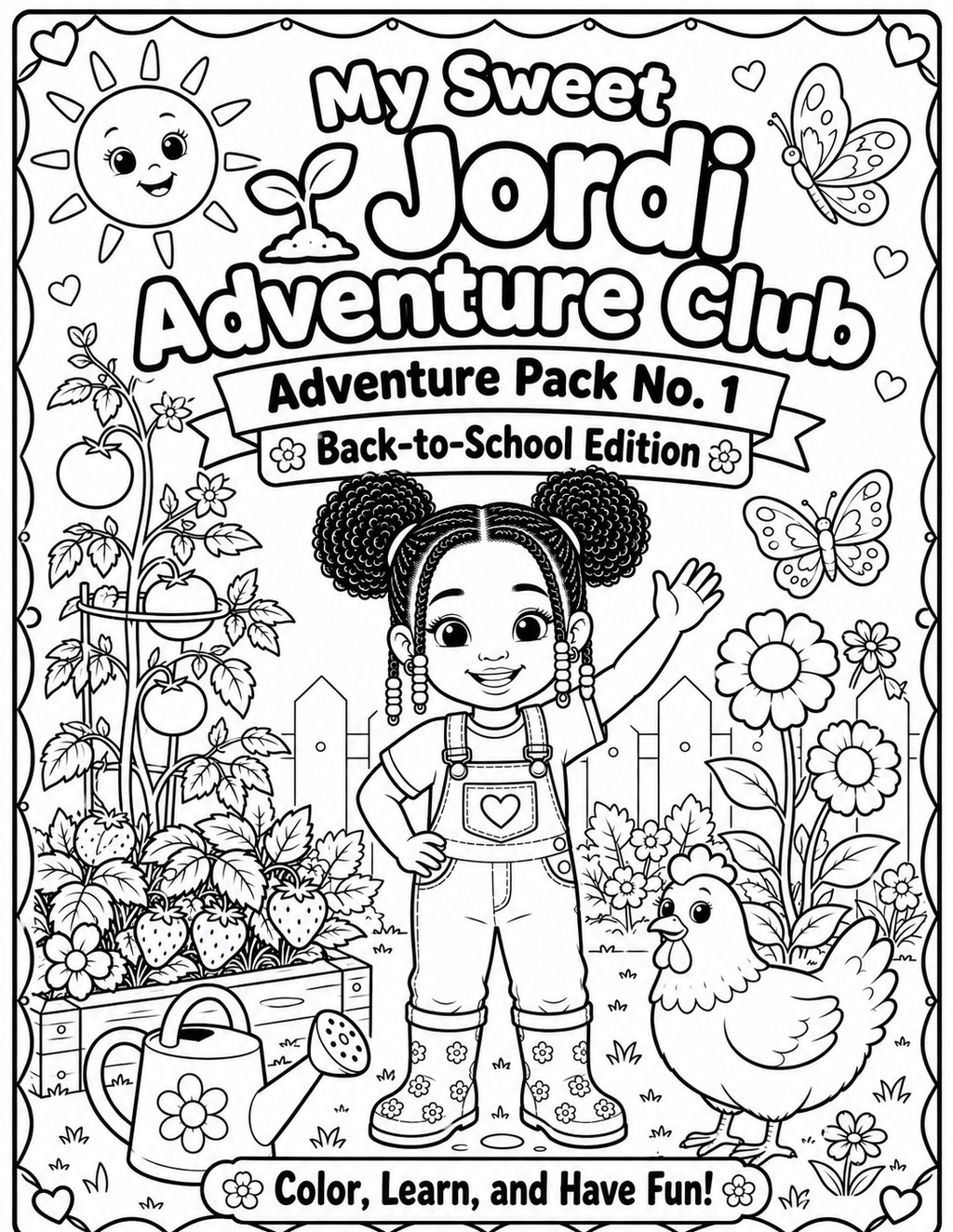 🌱 My Sweet Jordi Adventure Club  Adventure Pack No. 1  Back-to-School Edition