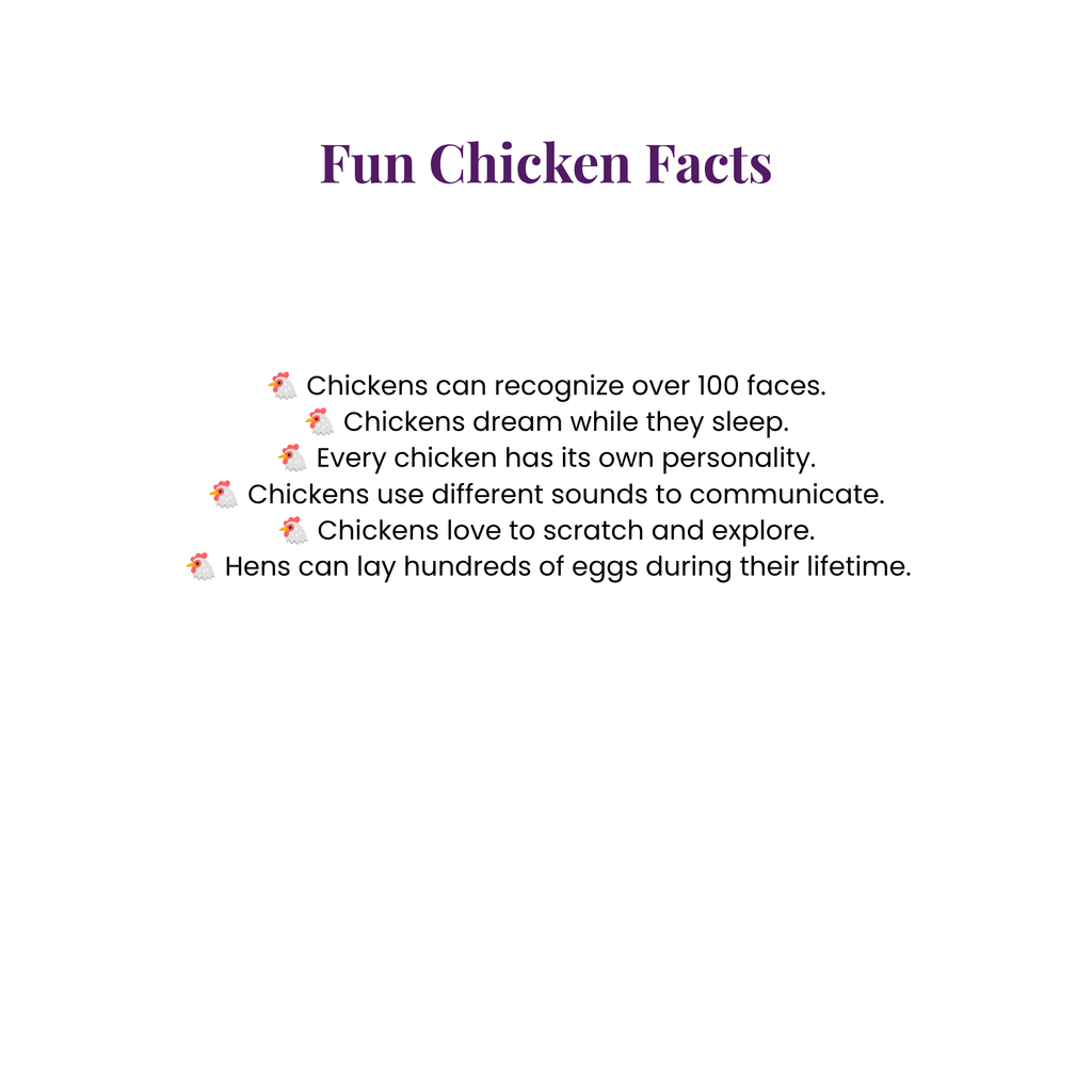 My Sweet Jordi Had a Farm: Chickens
